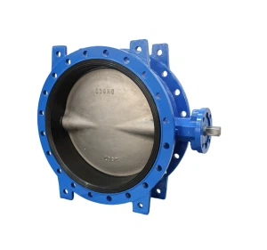 Austauschbarer Sitz/lose Auskleidung, mit EPDM/NBR-Gummi ausgekleidete Dichtung, Absperrklappe mit doppeltem Flanschanschluss für Wasser